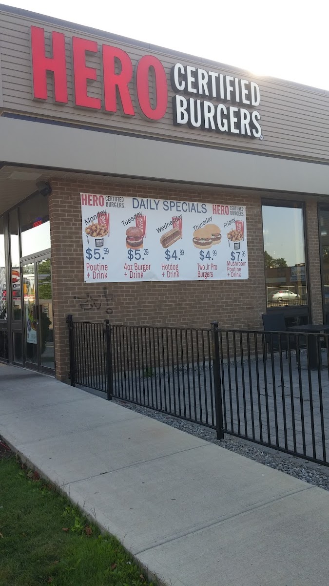 Menu Hero Certified Burgers - Bronte-7